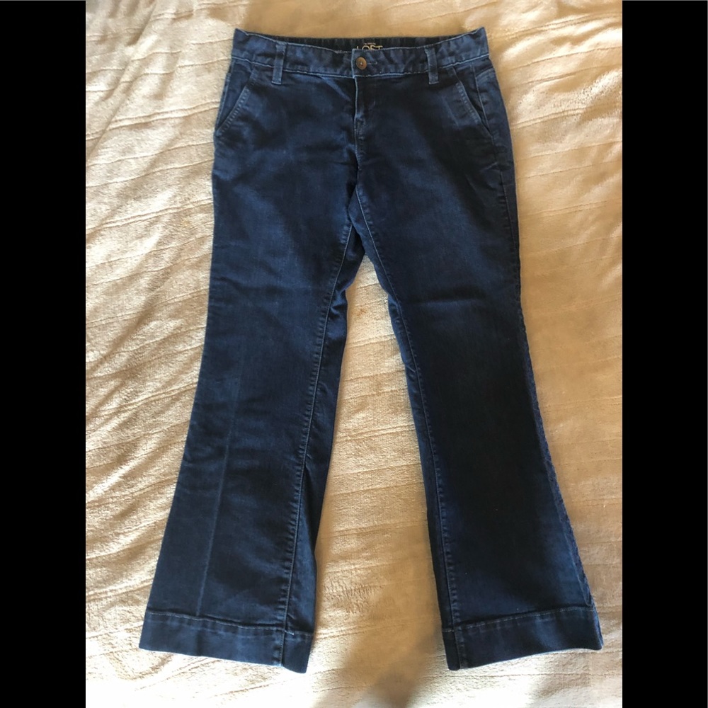 Ann Taylor LOFT Curvy Trousers 4P